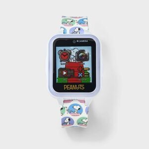 Girls' Peanuts Light Up Interactive Smartwatch -White